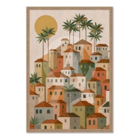 Tableau Village Tons Naturels Orya